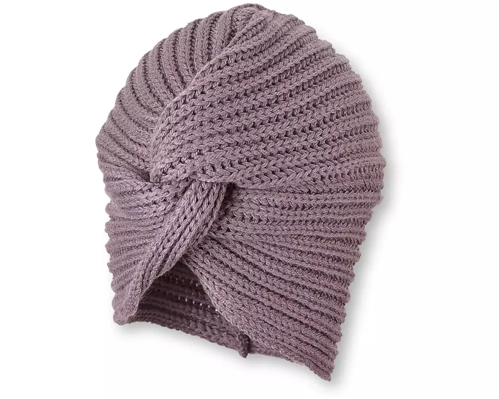 Sterntaler Wintermütze Turban Lila Gr. 53