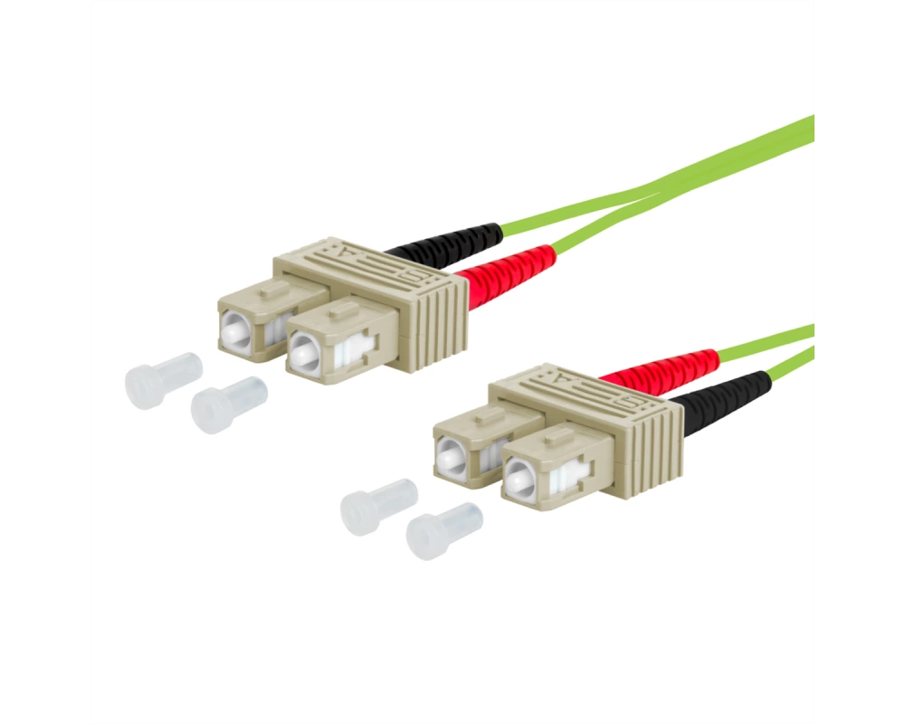 METZ CONNECT OpDAT Patchkabel, SC-D/SC-D OM5, 1 m