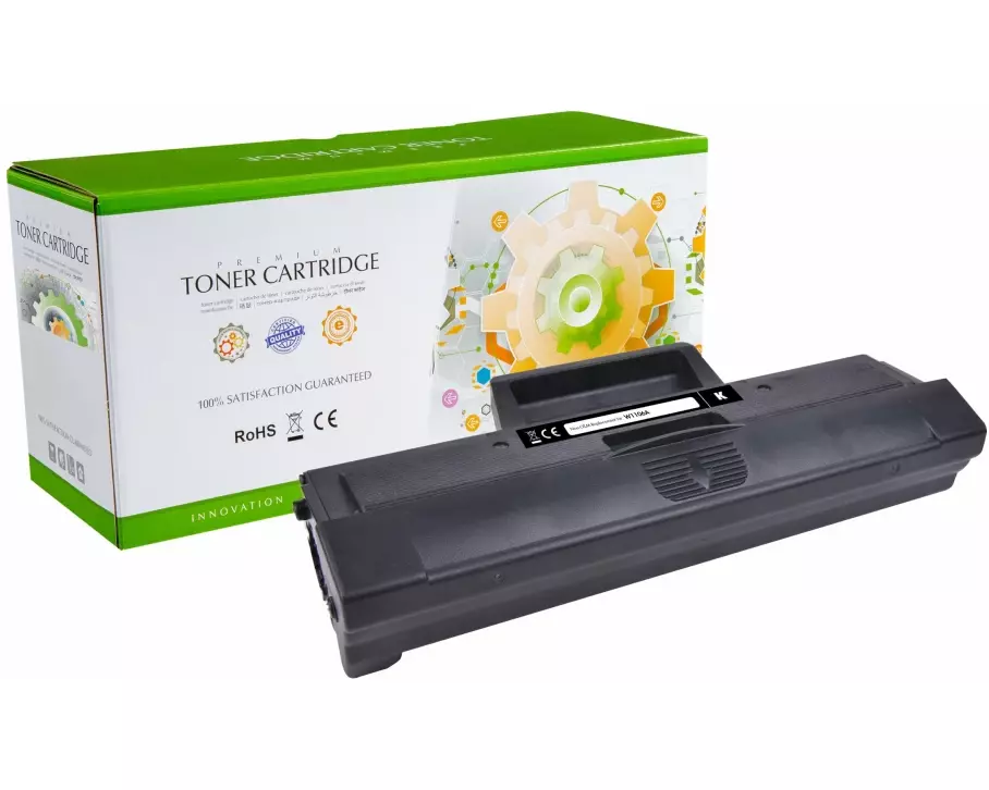 STATIC Toner cartridge compatible with HP W1106A black compatible 1.000 pages