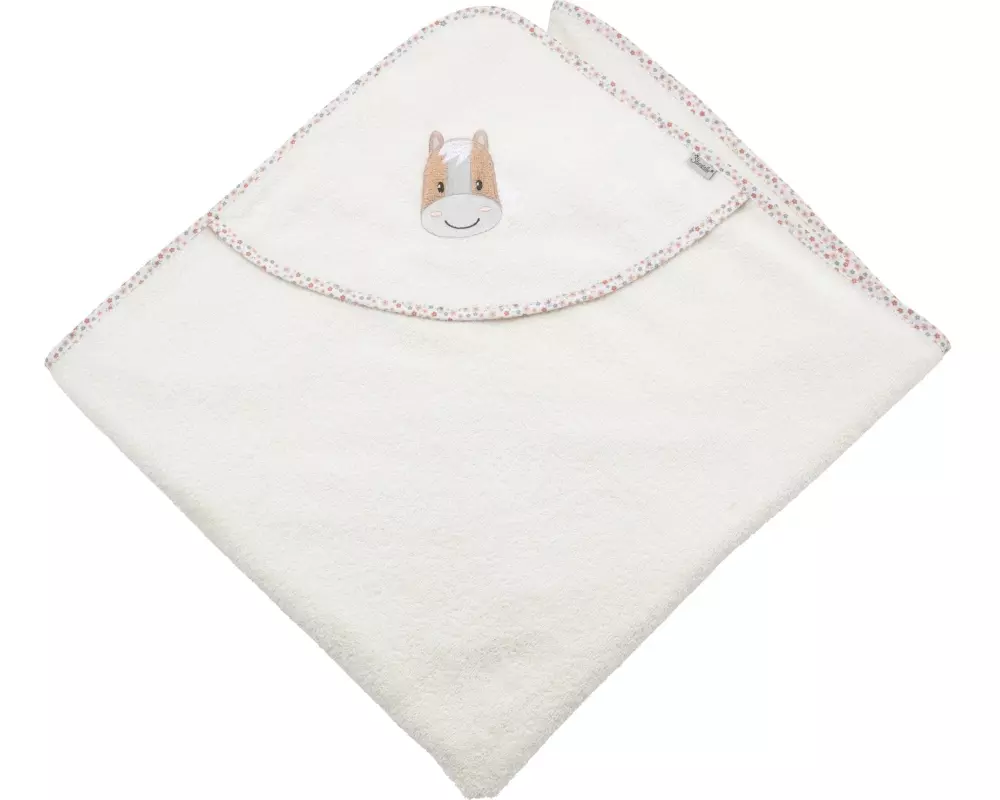 Sterntaler Baby-Kapuzentuch Pferd Sunny 100 x 100 cm