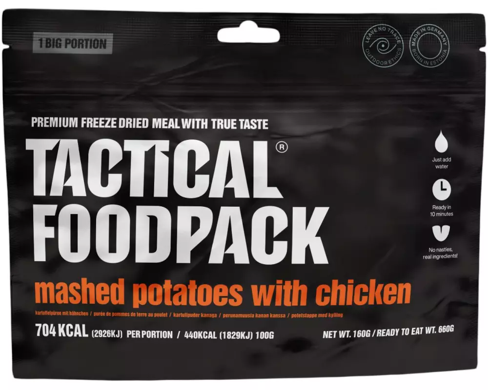 Tactical Foodpack Hauptgericht Kartoffelpüree mit Huhn