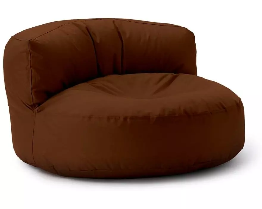 Lumaland Sitzsack-Sofa, 320 l Polyester (PES), Braun