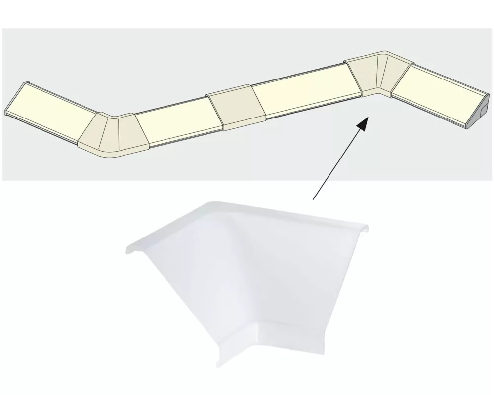 Paulmann Abdeckung Delta Profil Inside Corner, 2 Stück