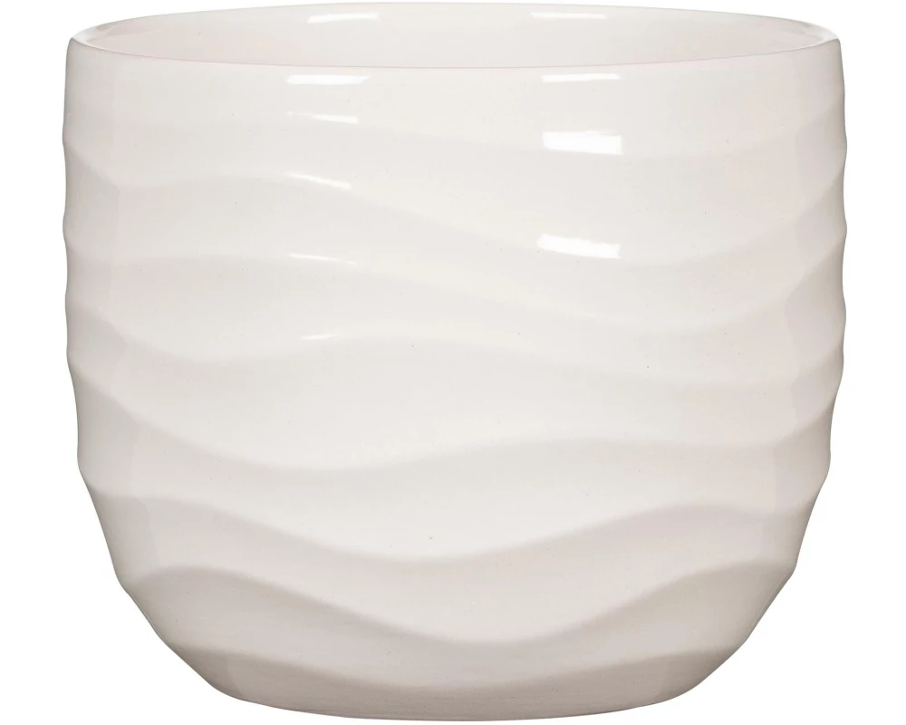 scheurich Blumentopf Breeze Bone White, 21 cm