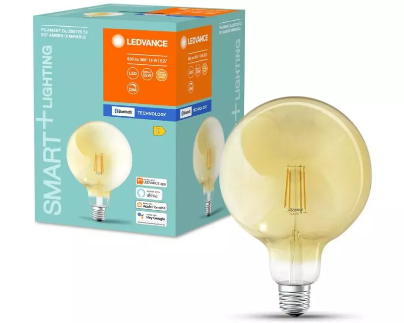 Ledvance Leuchtmittel SMART+ Classic Globe, Filament, 2400K, E27, BT