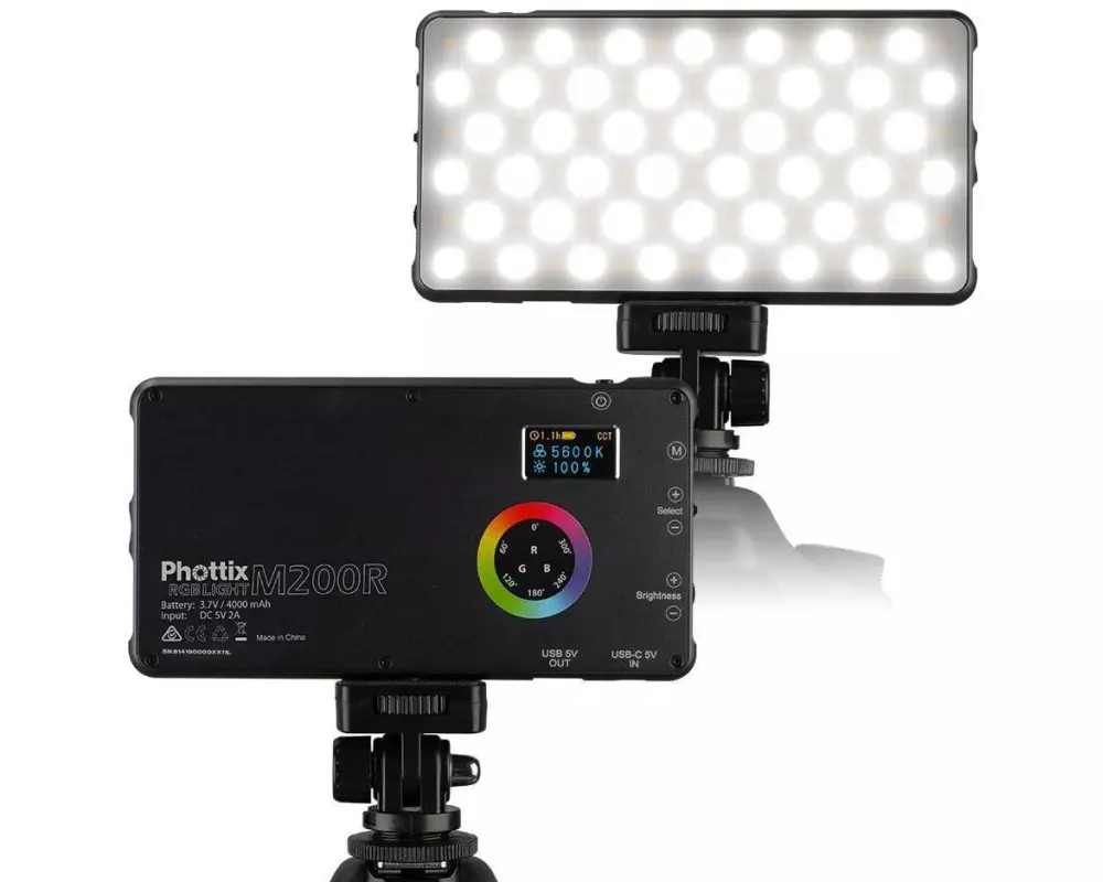 Phottix Videoleuchte M200R RGB