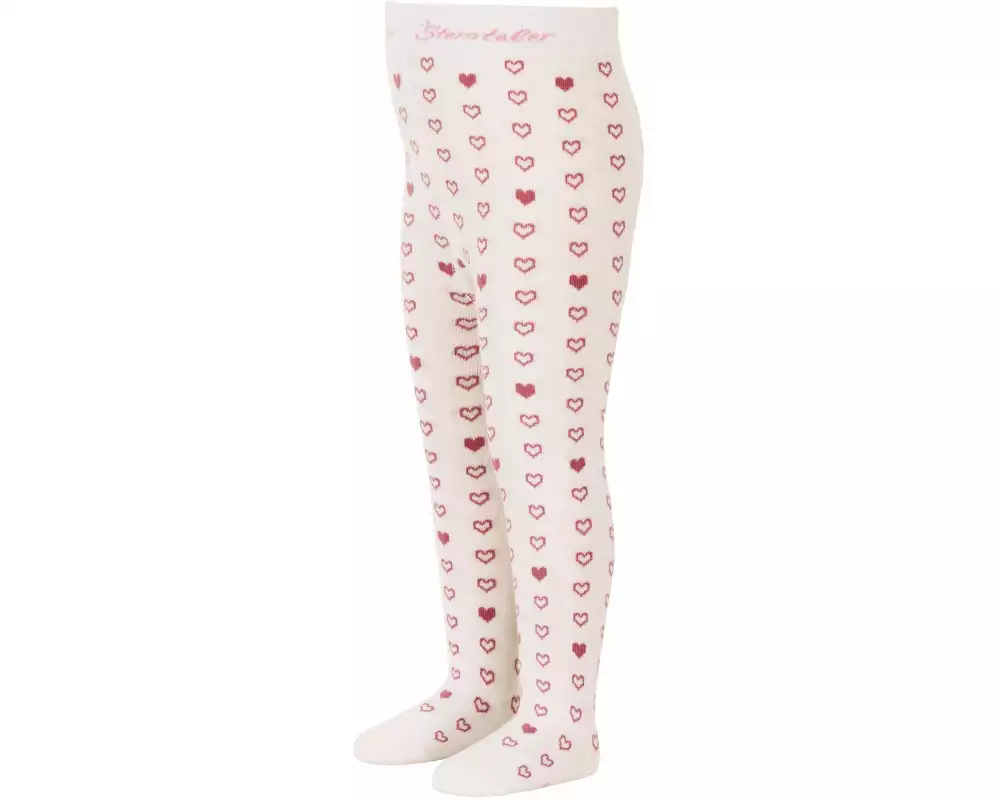 Sterntaler Strumpfhosen Herzen Ecru Gr. 80
