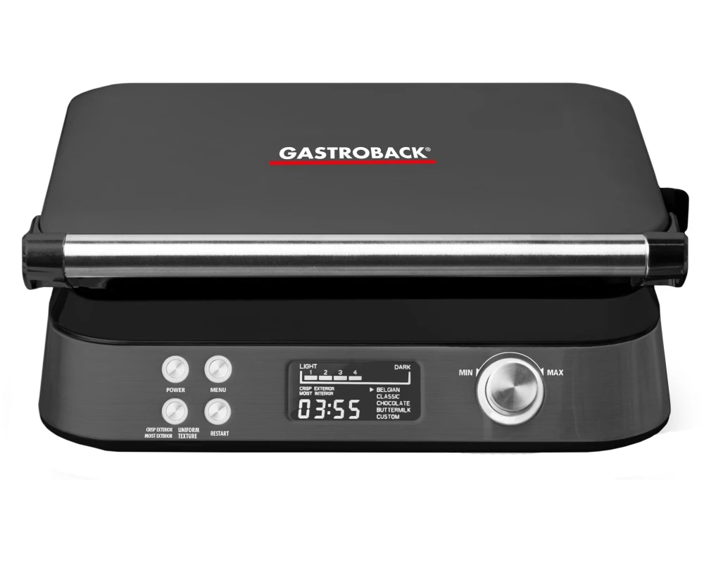Gastroback Waffeleisen Advanced Control Black Edition