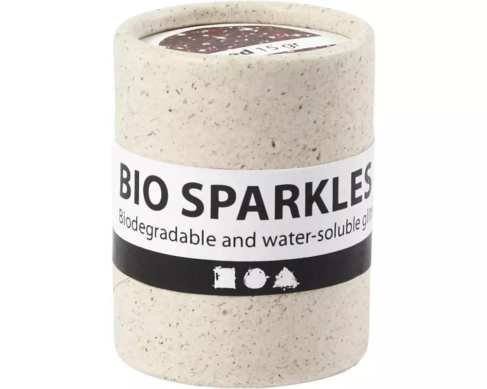 Creativ Company Glitzer Bio 10 g, 1 Stück, Rosa