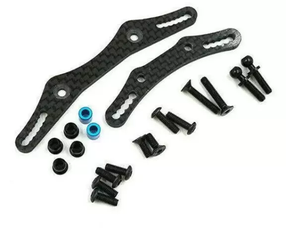 Yeah Racing Tuning Kit Carbon Dämpferbrücke Tamiya M05