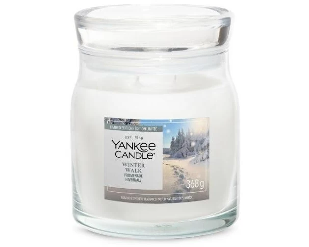Yankee Candle Signature Duftkerze Winter Walk Signature Medium Jar