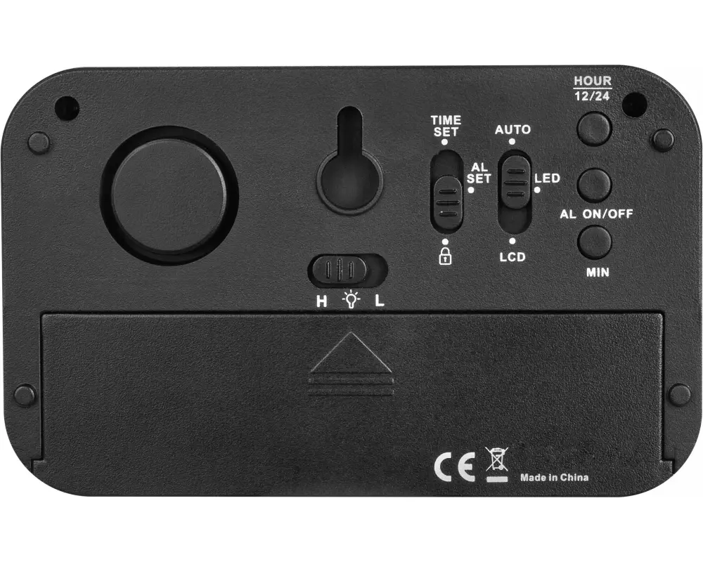 TFA Dostmann HYBRID Digital Quarz Kunststoff Schwarz