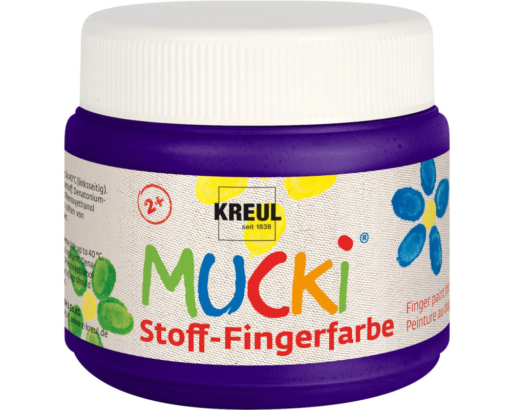 KREUL Stoff-Fingerfarbe Mucki KR-28110 violett