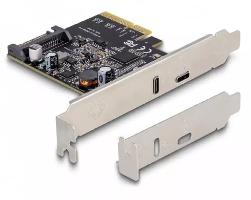 Delock PCI-Express-Karte 90074 2x USB Typ-C