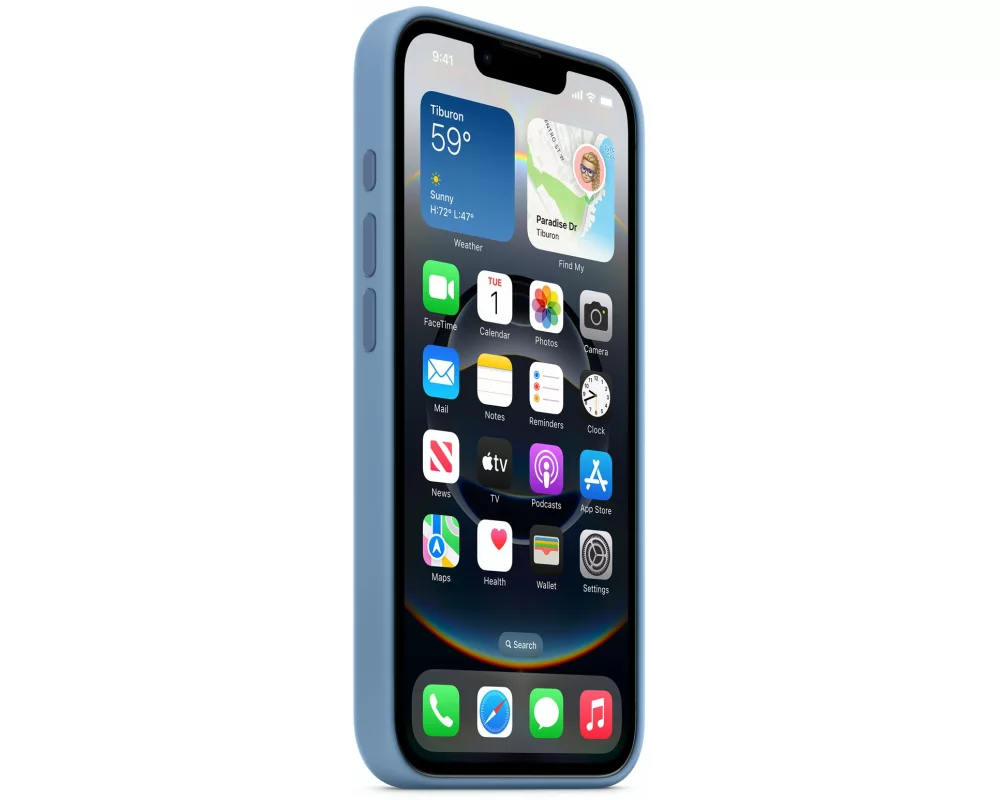 IPHONE 16E SI CASE WINTER BLUE-ZML