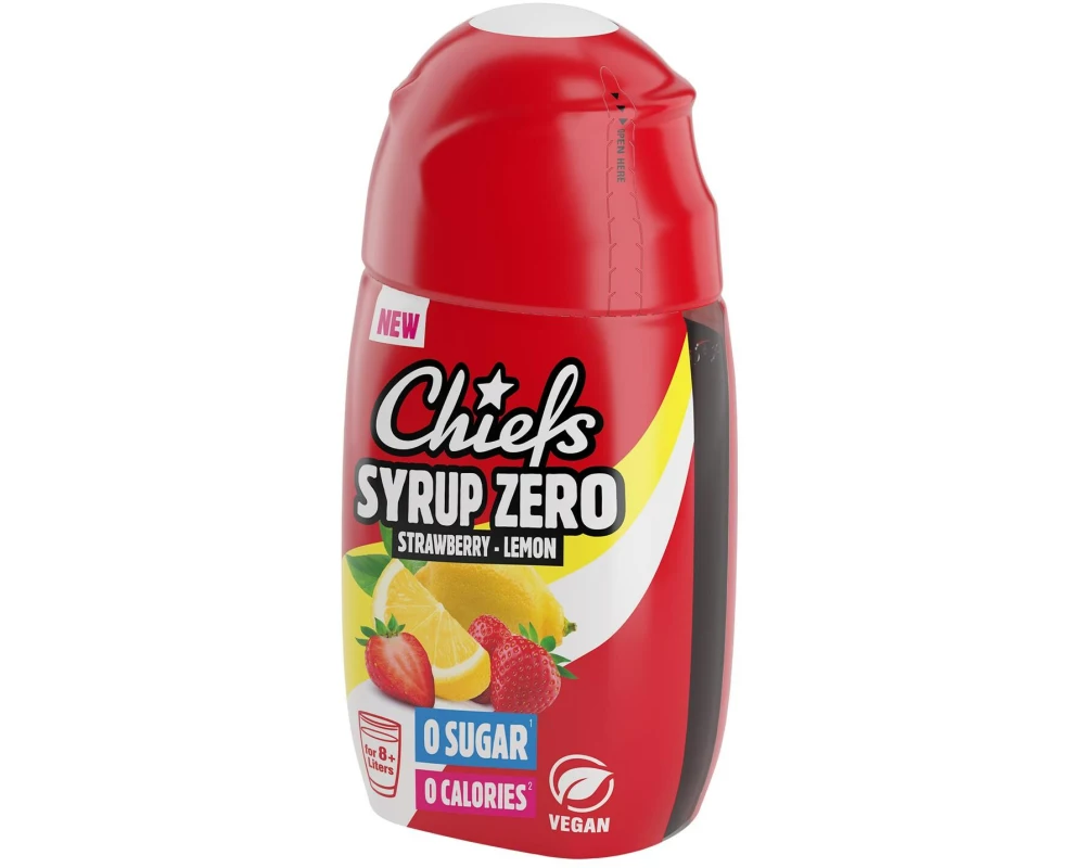Chiefs Syrup Zero Zitrone/Erdbeere, 65 ml