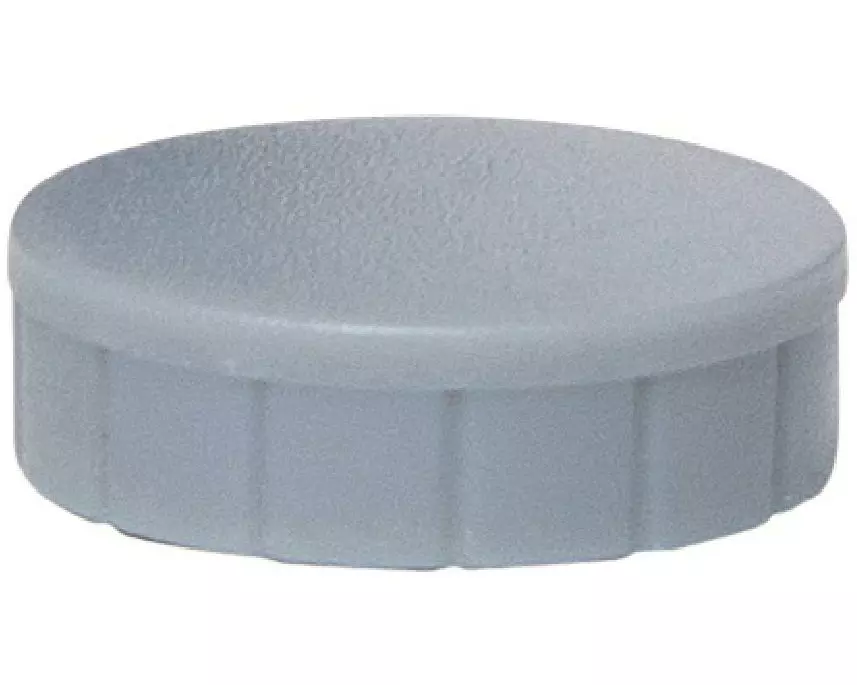 Maul Haftmagnet Solid Ø 20 mm, 300 g, Grau, 10 Stück