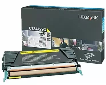 LEXMARK C734 X734 toner cartridge yellow standard capacity 6.000 pages 1-pack