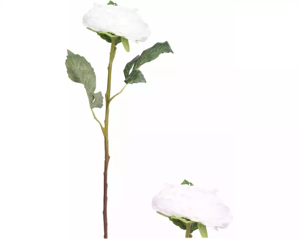 CHALET Kunstblume Pfingstrose 67 cm, Weiss