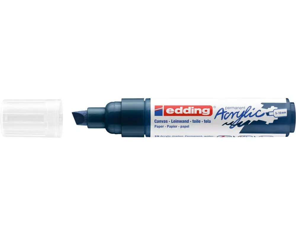 edding Acrylmarker 5000 Breit, Dunkelblau