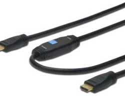 Digitus 15 m HDMI A/V Cable for Blu-ray Player, TV, PC, Monitor, Audio/Video Device