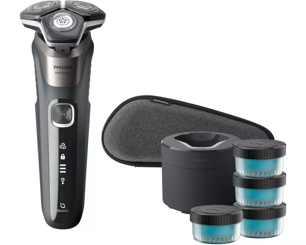 Philips Herrenrasierer Series 5000 S5887/69 mit Reinigungsstation