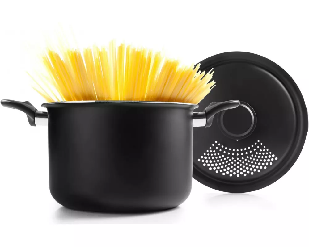 Ibili Spaghettitopf mit Ausgussdeckel 22 cm