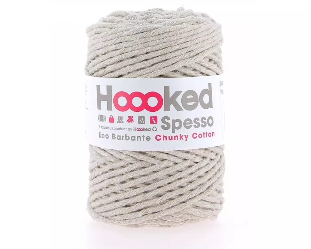 Hoooked Wolle Spesso Chunky Makramee Rope 500 g Dunkelgrau