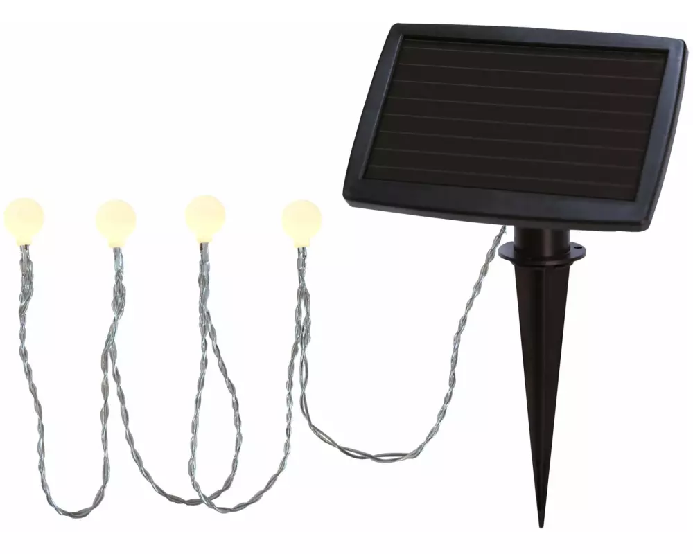 Star Trading Lichterkette Globini 475 cm, Weiss