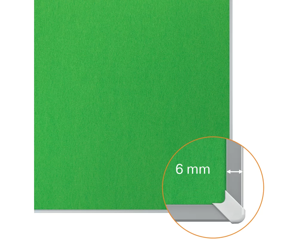 NOBO Filz-Pinntafel Widescreen 1905310 rot, 32 Zoll