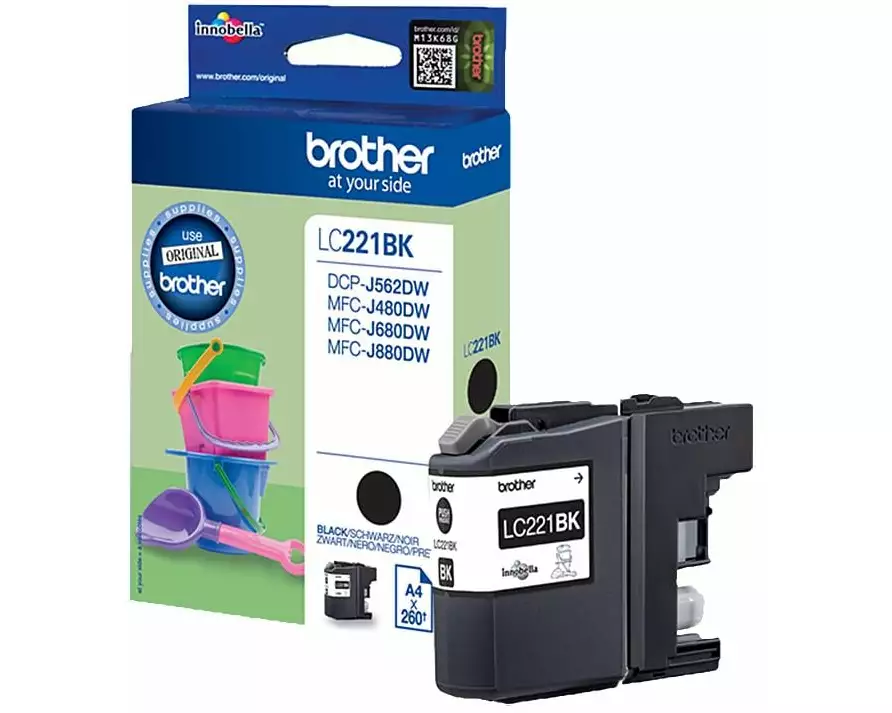 Brother Tinte LC-221BK Black