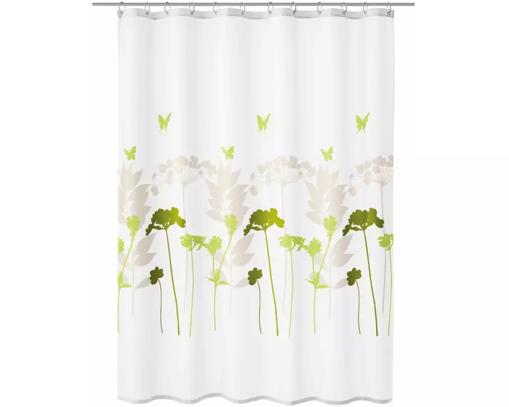 Kleine Wolke Duschvorhang Barcelona 240 x 180 cm, Grün