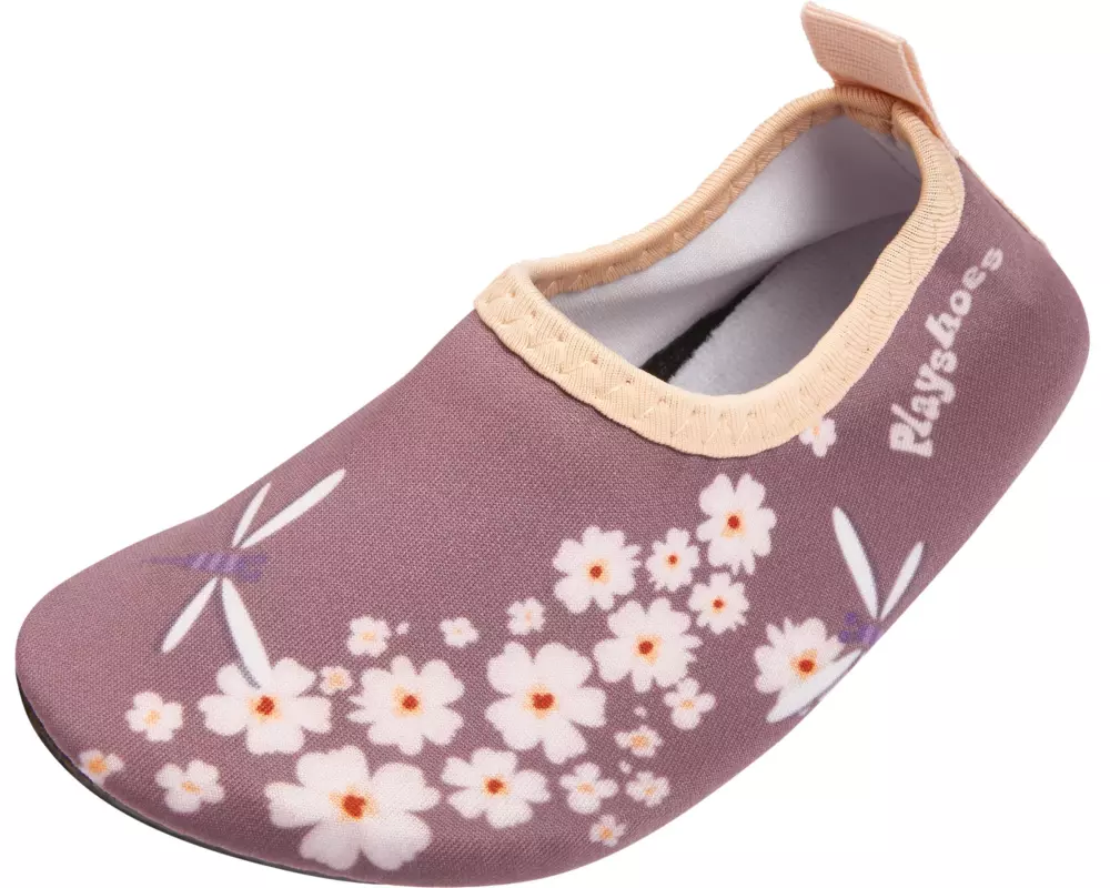 Playshoes Badeschuhe Blümchen Violett Gr. 22-23