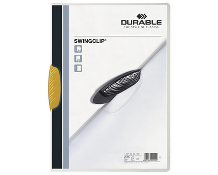 DURABLE Klemmhefter SWINGCLIP 226004 für 30 Blatt A4 gelb