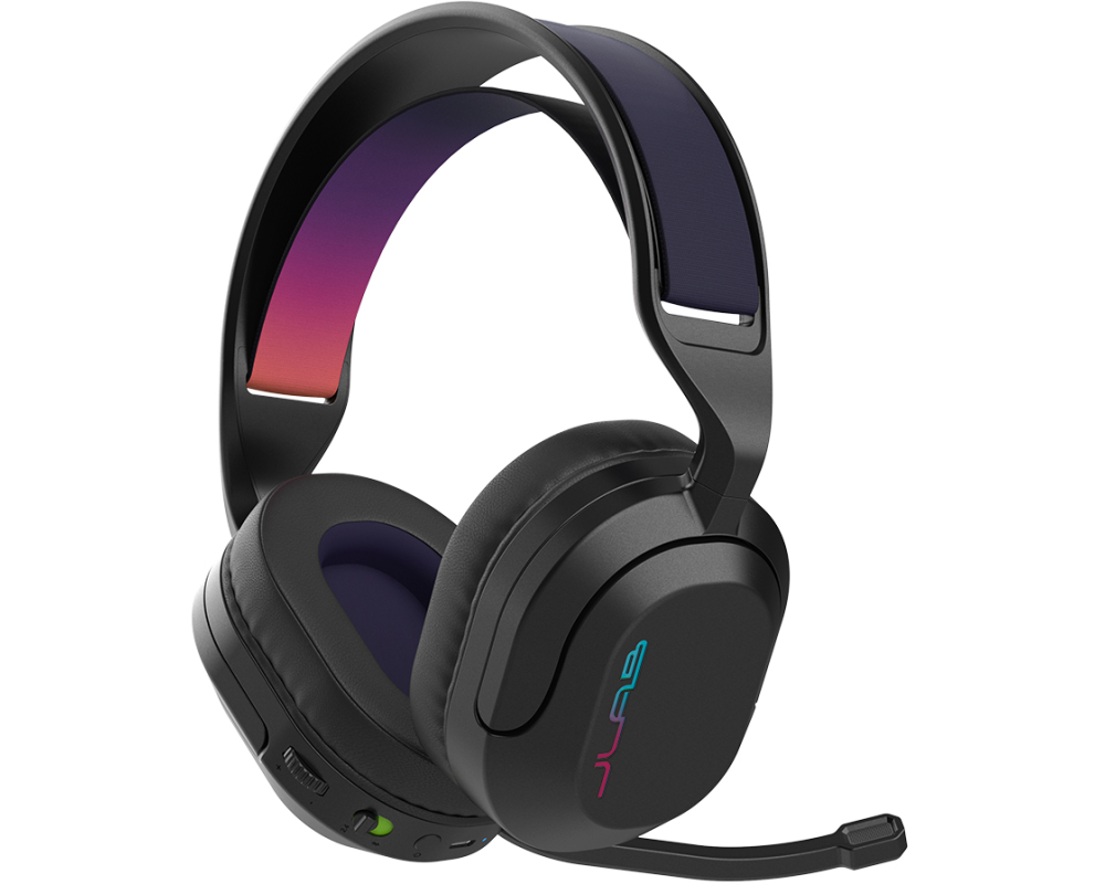 JLAB Nightfall Gaming Headset IEUGHBNHTFALLRBLK4 Wireless, Black