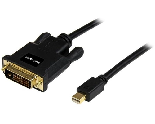 StarTech.com 3ft Mini DisplayPort to DVI Cable, Mini DP to DVI-D Adapter/Converter Cable, 1080p Video, mDP 1.2 to DVI Monitor/Display
