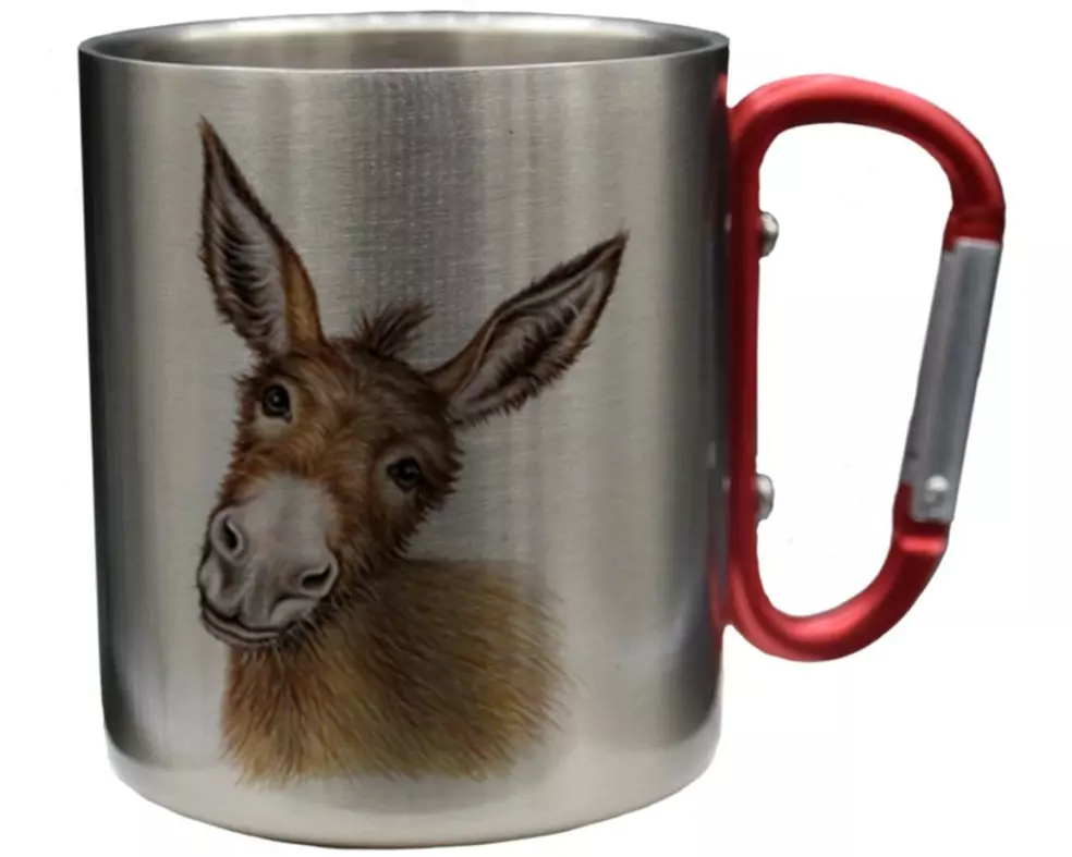 creanorm Edelstahl-Tasse Esel 330ml