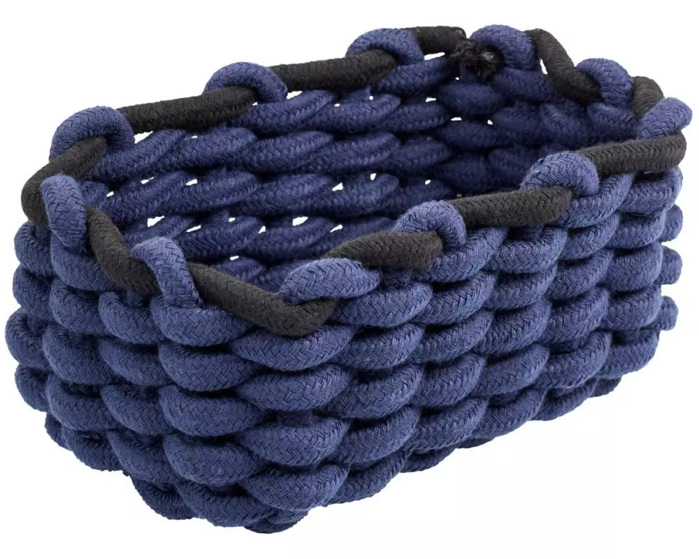 diaqua Aufbewahrungskorb Cord dunkelblau Dunkelblau