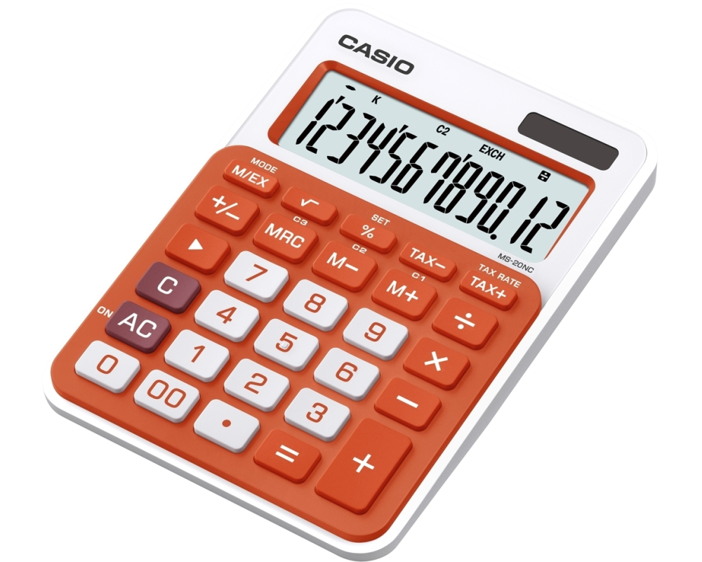 CASIO Tischrechner - MS-20NC-R orange