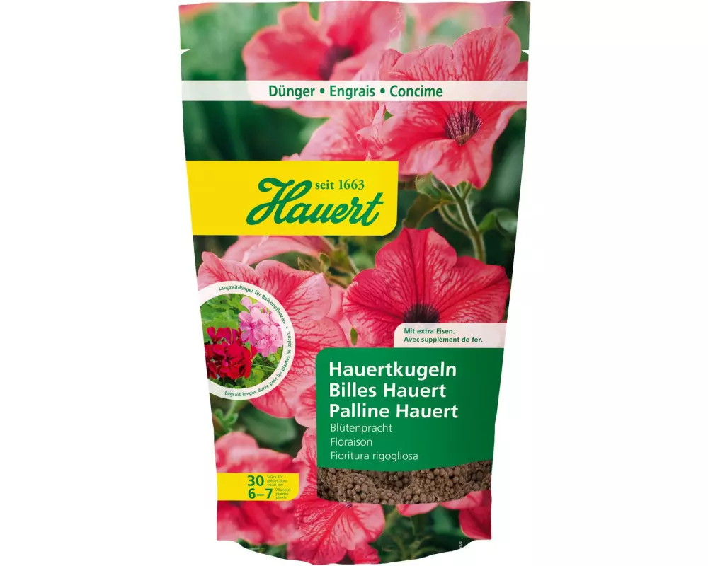 Hauert Dünger Hauertkugeln Blütenpracht 30 Stk.