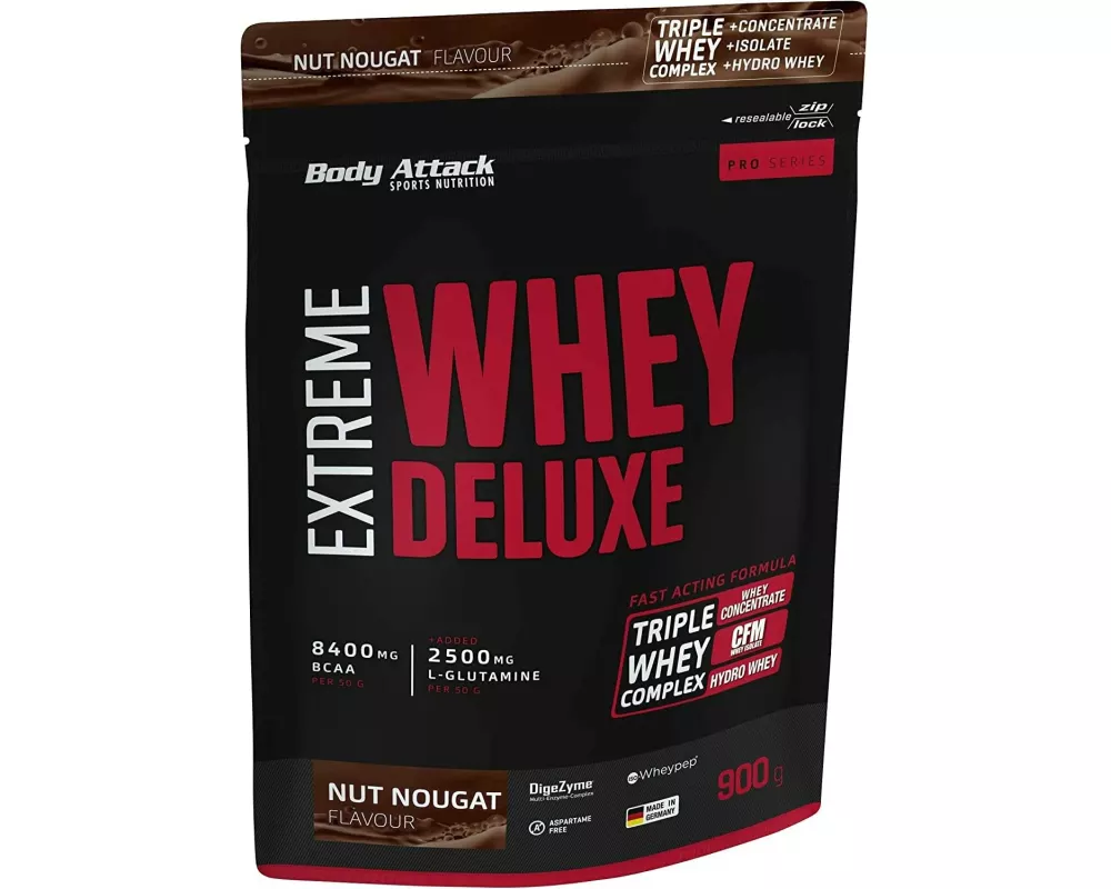 Body Attack Pulver Extreme Whey Deluxe Cookie/Crème 900 g
