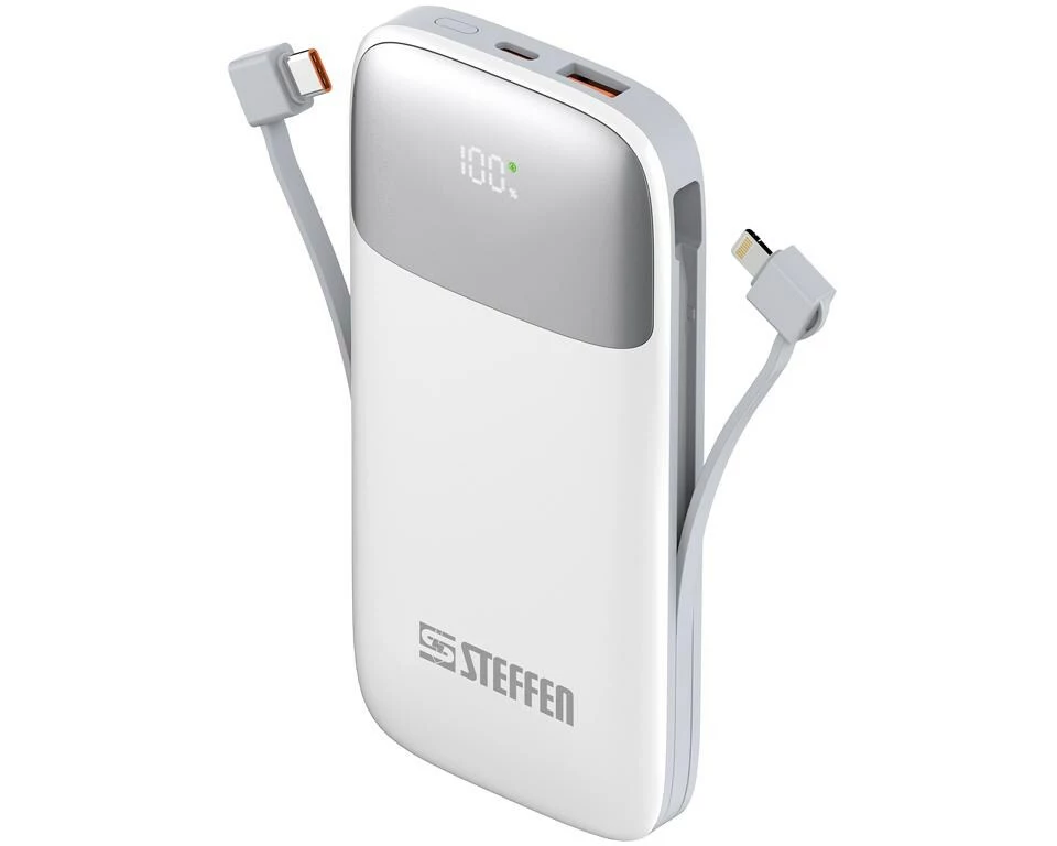 STEFFEN Powerbank 20W PD 10'000 mAh max. 12 V-1.5 A 10000 mAh