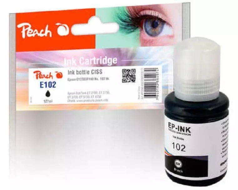 Peach Tinte Epson 102 (C13T03R140) Black
