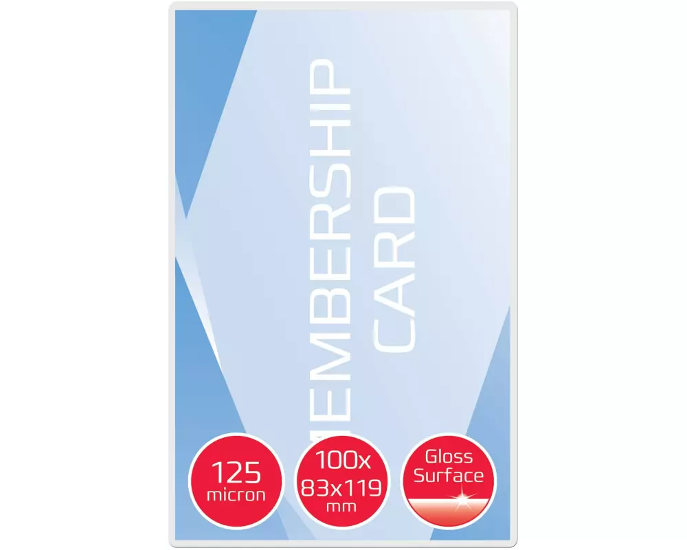GBC Laminierfolie Card Kleinformat, 125 mic, 100 Stück
