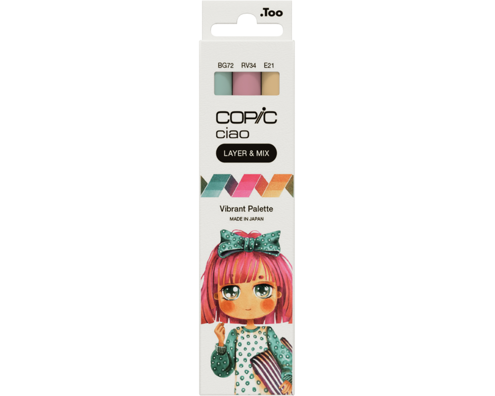 COPIC Marker Ciao 220750307 Vibrant Palette 3 Stück