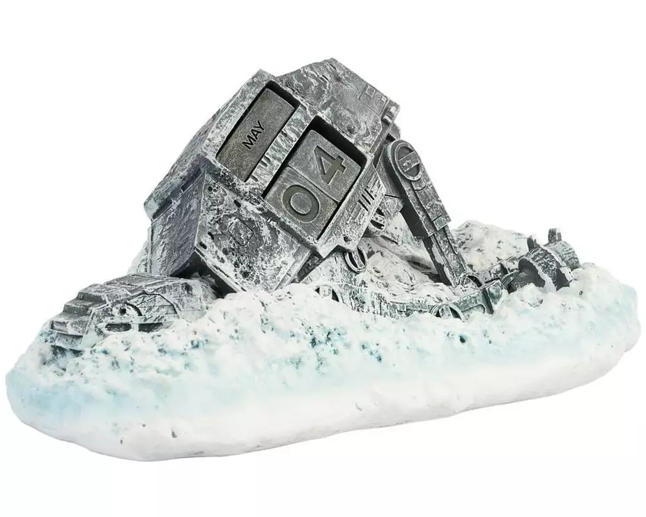 Grupo Erik Star Wars 3D Ewiger Kalender Grau/Weiss