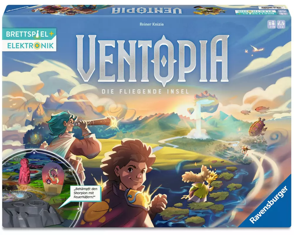 Ravensburger Familienspiel Stadt im Himmel Ventopia