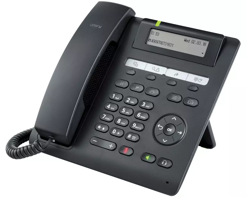 UNIFY Tischtelefon CP205 Schwarz