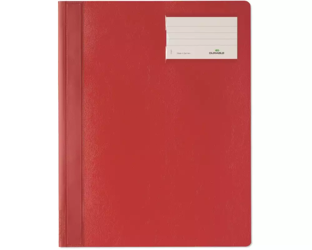 DURABLE Schnellhefter Extrabreit A4 Rot, 1 Stück