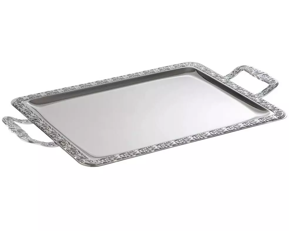 APS Servierplatte Tablett Schöner Essen mit Griff 54 x 31 x 3 cm